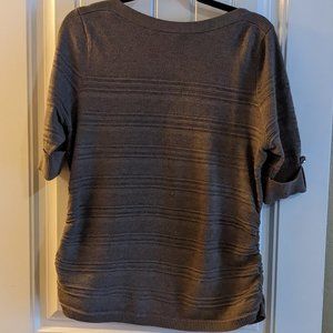 APT 9 Tan short sleeved sweater Size Large